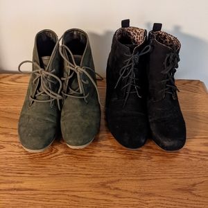 Two Pairs of Winter Booties